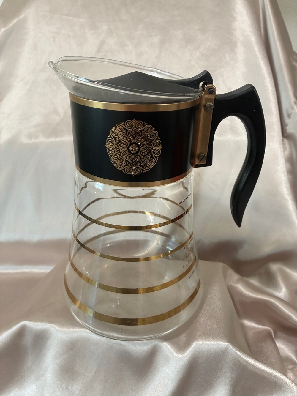 MCM Gold Flameproof Coffee Pitcher